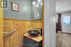 Main floor powder room - 
