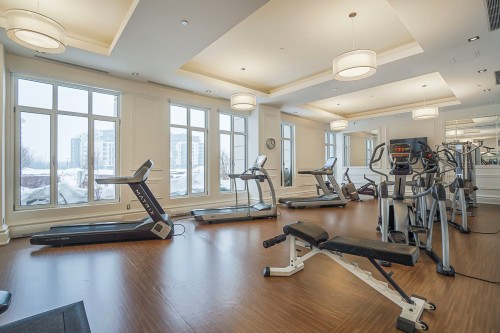 Salle d'exercice - 901-3710 Boul. St-Elzear O., Laval (Chomedey), QC - Indoor Photo Showing Gym Room