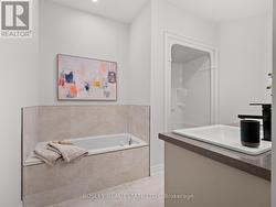 soaker tub and separate walk-in shower - 