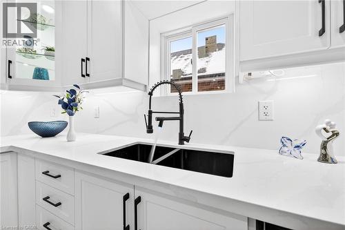 150 Brucedale Avenue E, Hamilton, ON - Indoor Photo Showing Kitchen With Double Sink
