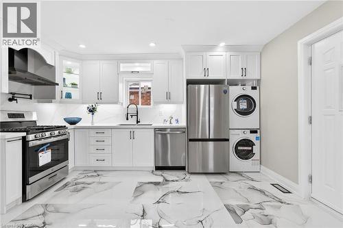 150 Brucedale Avenue E, Hamilton, ON - Indoor Photo Showing Kitchen With Stainless Steel Kitchen