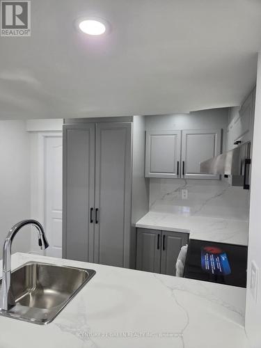 (Basement) - 3660 Partition Road, Mississauga, ON - Indoor Photo Showing Kitchen With Double Sink