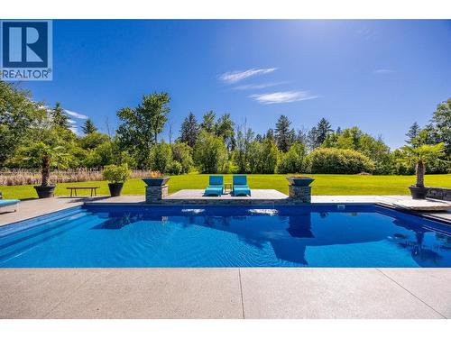 4284 Jaud Road, Kelowna, BC - Outdoor With In Ground Pool With Backyard