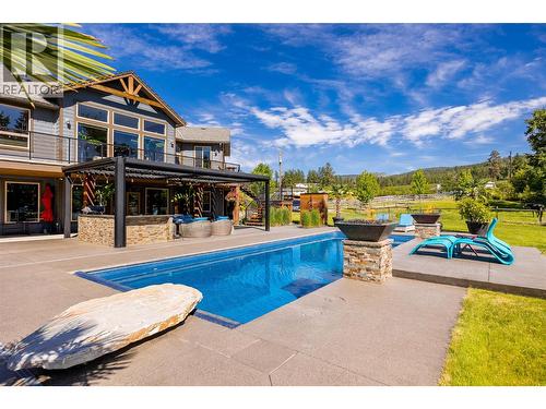 4284 Jaud Road, Kelowna, BC - Outdoor With In Ground Pool