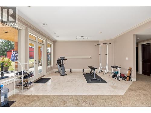 4284 Jaud Road, Kelowna, BC - Indoor Photo Showing Gym Room