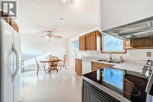 2205 80 Avenue Se, Calgary, AB - Indoor Photo Showing Kitchen With Double Sink
