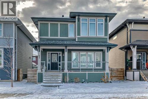 57 Cornerstone Manor N, Calgary, AB - Outdoor With Deck Patio Veranda With Facade
