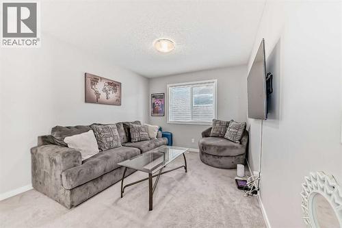 57 Cornerstone Manor N, Calgary, AB - Indoor Photo Showing Living Room