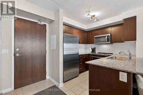 315 - 50 Via Rosedale Way, Brampton, ON - Indoor Photo Showing Kitchen With Double Sink With Upgraded Kitchen