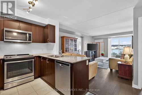 315 - 50 Via Rosedale Way, Brampton, ON - Indoor Photo Showing Kitchen With Stainless Steel Kitchen With Double Sink