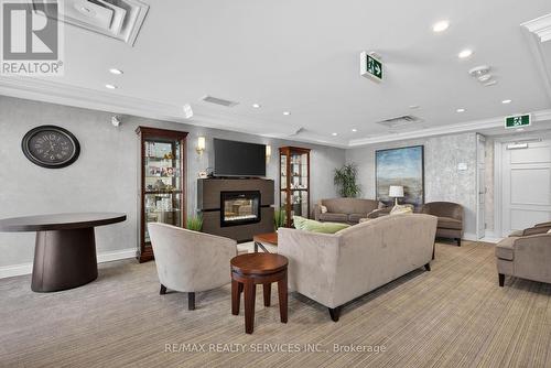 315 - 50 Via Rosedale Way, Brampton, ON - Indoor With Fireplace