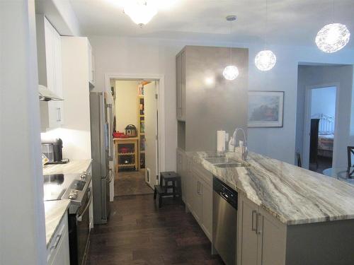103 1230 Dawson Road, Thunder Bay, ON - Indoor Photo Showing Kitchen With Double Sink