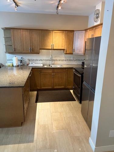 2103 2260 Sleeping Giant Parkway, Thunder Bay, ON - Indoor Photo Showing Kitchen With Double Sink