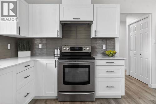 203 Lynnover Place Se, Calgary, AB - Indoor Photo Showing Kitchen With Upgraded Kitchen