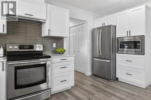 203 Lynnover Place Se, Calgary, AB - Indoor Photo Showing Kitchen With Upgraded Kitchen