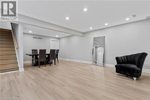 Living area featuring recessed lighting and light wood-type flooring - 24 Tamarack Way, Simcoe, ON - Indoor