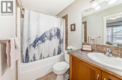 822 Panatella Boulevard Nw, Calgary, AB - Indoor Photo Showing Bathroom