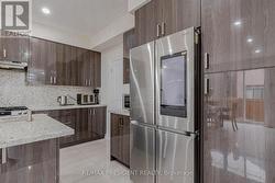 Modern Smart fridge with extended cabinets - 