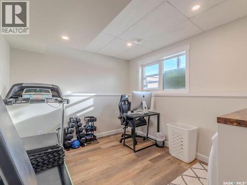 203 Settler Crescent, Warman, SK - Indoor Photo Showing Gym Room