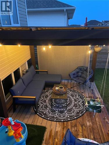 203 Settler Crescent, Warman, SK - Outdoor With Deck Patio Veranda With Exterior