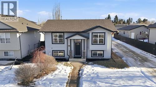 57 Garden Road, Lacombe, AB - Outdoor With Facade