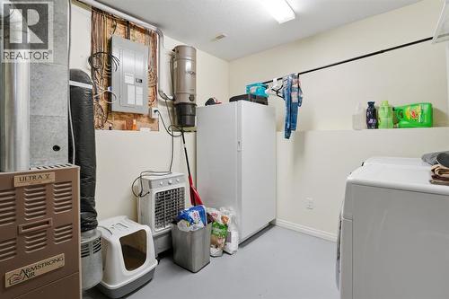 57 Garden Road, Lacombe, AB - Indoor Photo Showing Laundry Room