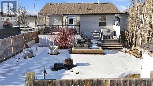57 Garden Road, Lacombe, AB - Outdoor With Deck Patio Veranda With Exterior