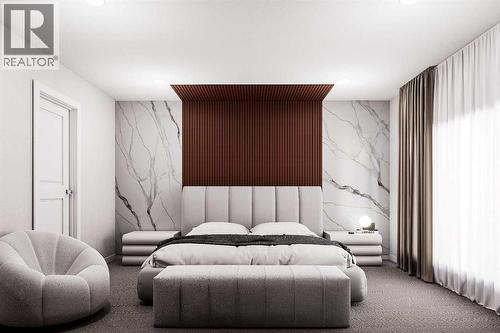 640 Masters Road Se, Calgary, AB - Indoor Photo Showing Bedroom