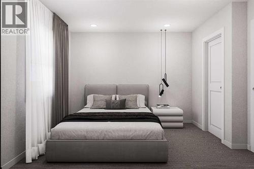 640 Masters Road Se, Calgary, AB - Indoor Photo Showing Bedroom