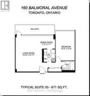 103 - 160 BALMORAL AVENUE  Toronto, ON M4V 1J7