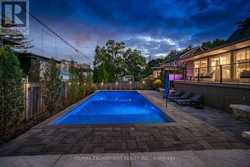 1390 Halifax Place, Burlington, ON - Outdoor With In Ground Pool With Deck Patio Veranda