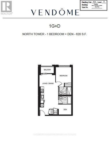 Floor Plan - 917 - 9 Clegg Road, Markham, ON - Other