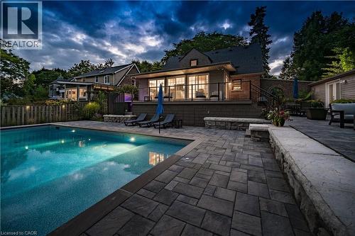 1390 Halifax Place, Burlington, ON - Outdoor With In Ground Pool With Deck Patio Veranda
