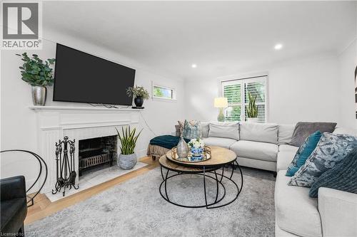 1390 Halifax Place, Burlington, ON - Indoor Photo Showing Living Room With Fireplace