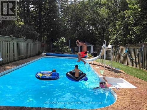 276 Sheridan Court, Newmarket, ON - Outdoor With In Ground Pool With Backyard