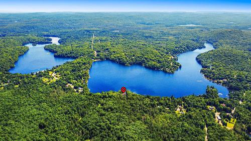 Aerial photo - 227 Ch. Millette, Lac-Des-Seize-Îles, QC - Outdoor With Body Of Water With View