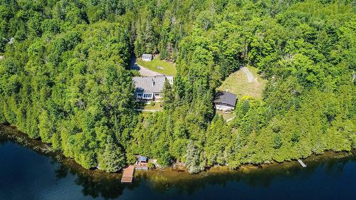 Aerial photo - 227 Ch. Millette, Lac-Des-Seize-Îles, QC - Outdoor With Body Of Water With View