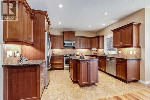 47 Tuscany Estates Close Nw, Calgary, AB - Indoor Photo Showing Kitchen With Stainless Steel Kitchen