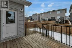 Backyard raised deck - 