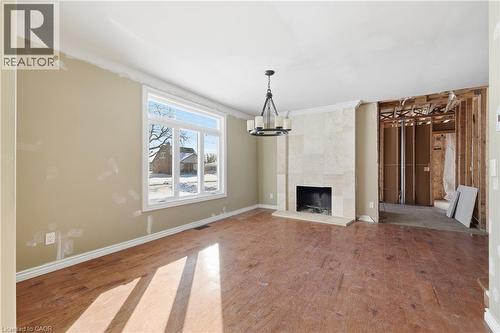 14 Athlone Road, Cambridge, ON - Indoor With Fireplace