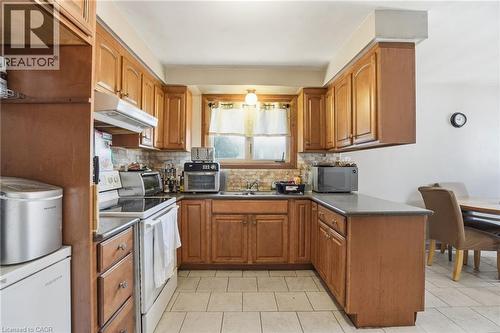 57 Gainsborough Road, Hamilton, ON - Indoor Photo Showing Kitchen With Double Sink
