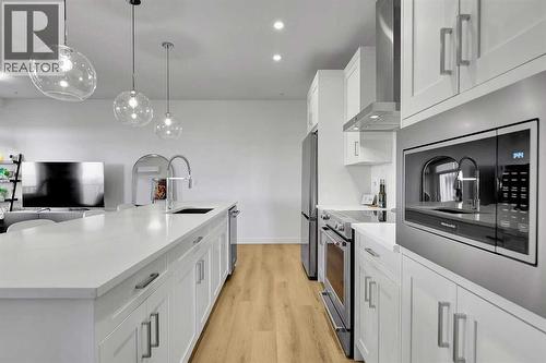 2216, 200 Seton Circle Se, Calgary, AB - Indoor Photo Showing Kitchen With Upgraded Kitchen