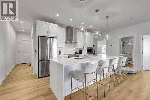 2216, 200 Seton Circle Se, Calgary, AB - Indoor Photo Showing Kitchen With Upgraded Kitchen