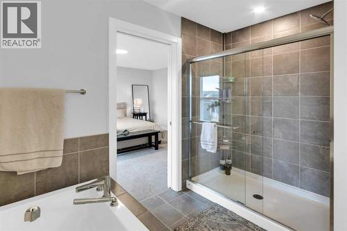 287 Rivercrest Boulevard, Cochrane, AB - Indoor Photo Showing Bathroom