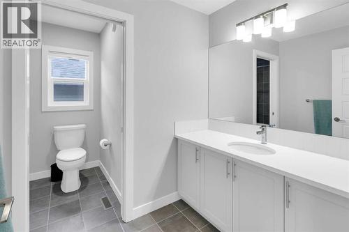 287 Rivercrest Boulevard, Cochrane, AB - Indoor Photo Showing Bathroom