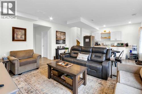 287 Rivercrest Boulevard, Cochrane, AB - Indoor Photo Showing Living Room