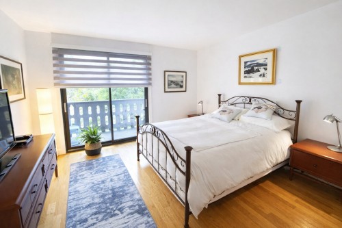 Chambre à coucher - 301-22 Ch. Des Terrasses, Saint-Sauveur, QC - Indoor Photo Showing Bedroom