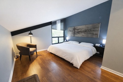 Master Bedroom - 301-22 Ch. Des Terrasses, Saint-Sauveur, QC - Indoor Photo Showing Bedroom