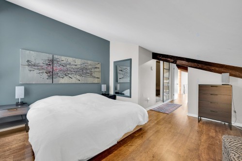 Bedroom - 301-22 Ch. Des Terrasses, Saint-Sauveur, QC - Indoor Photo Showing Bedroom