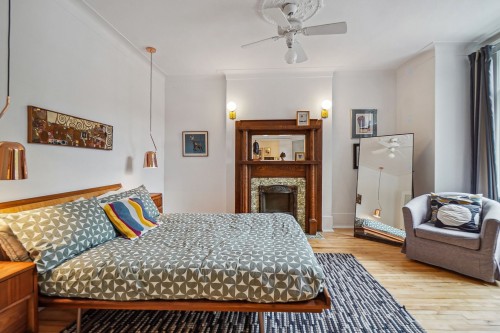Chambre à coucher principale - 2420 Av. Mariette, Montréal (Côte-Des-Neiges/Notre-Dame-De-Grâce), QC - Indoor Photo Showing Bedroom